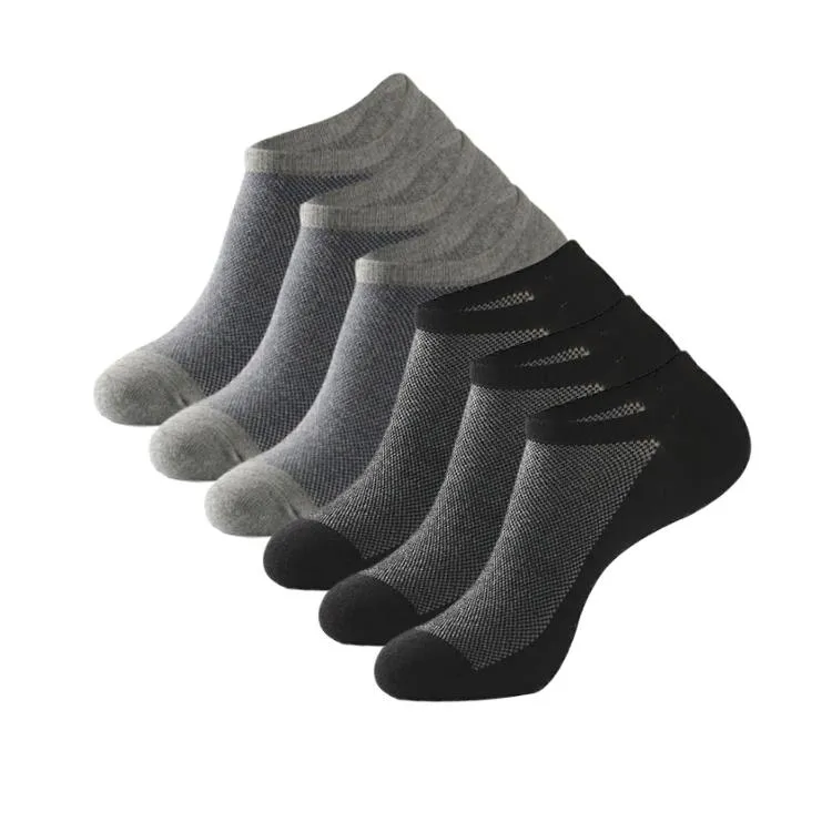 6 Pairs No Show Socks for Men