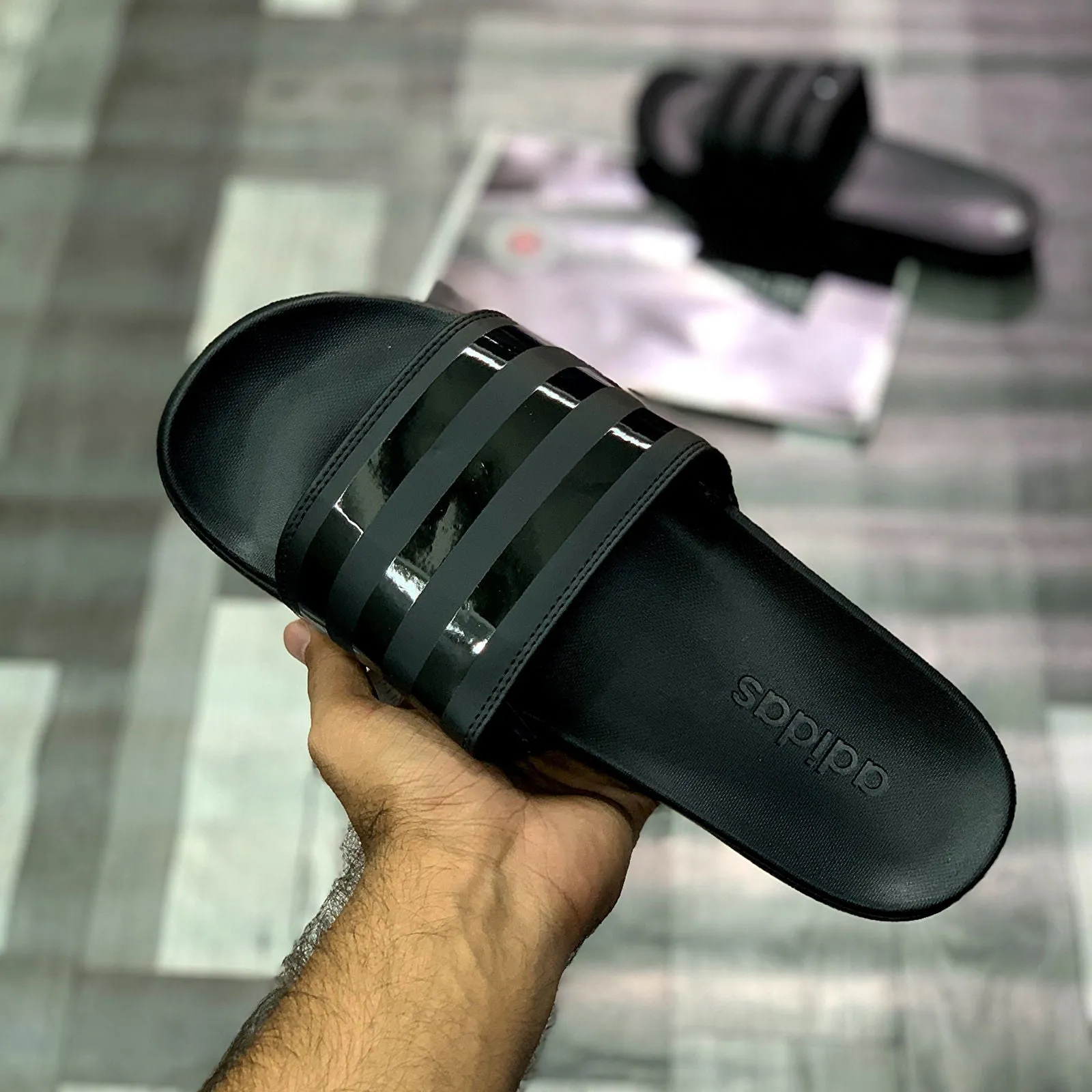 Adiillette Comfort Swim 2.0 “Triple Black"