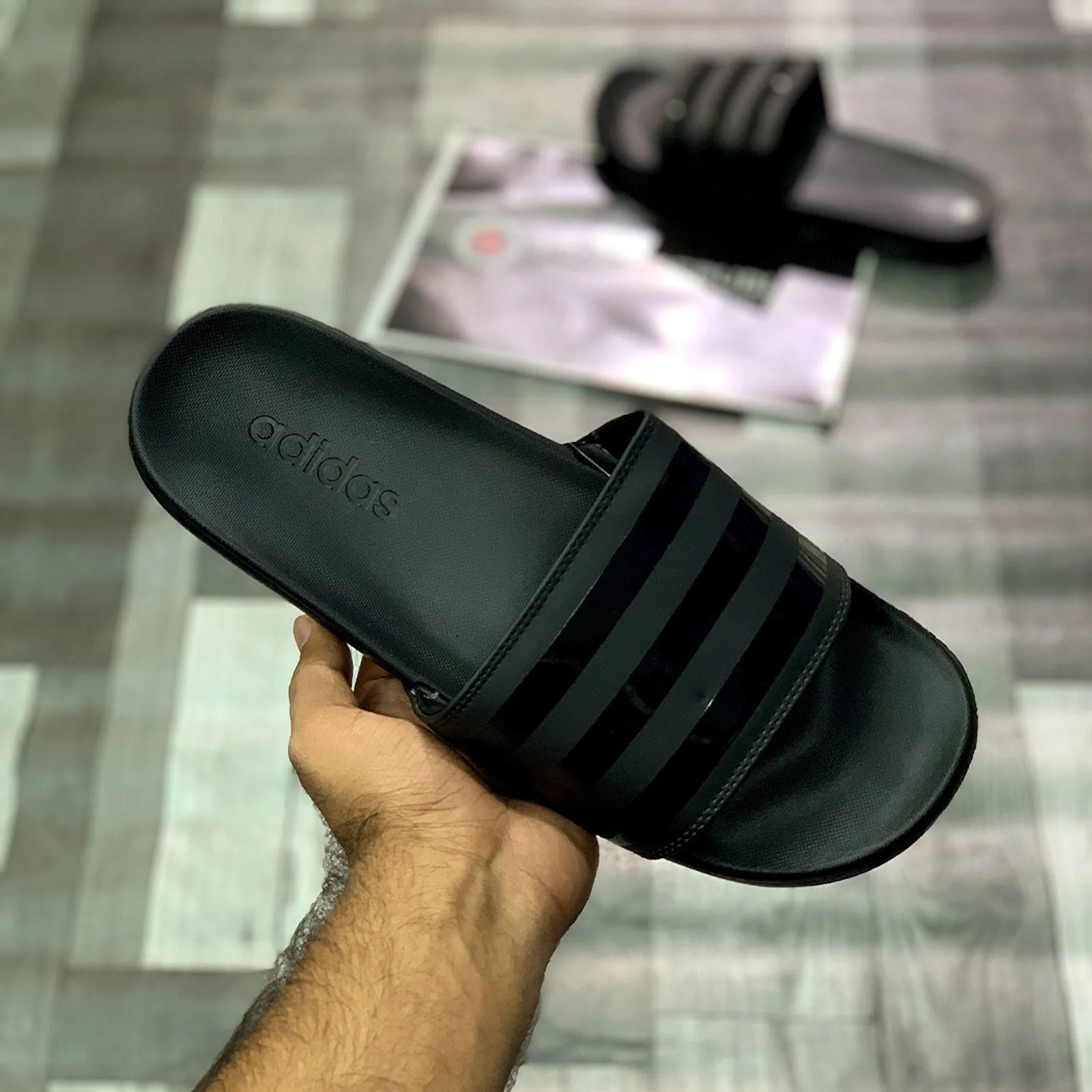 Adiillette Comfort Swim 2.0 “Triple Black"