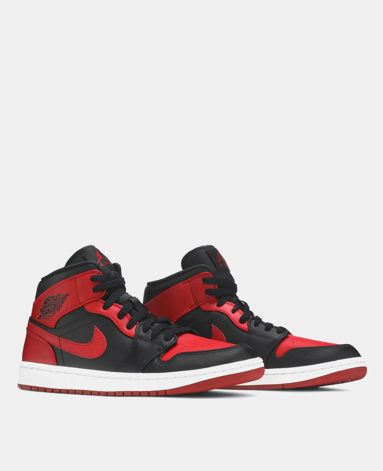 Air Jordan 1 Mid Banned Black Red White