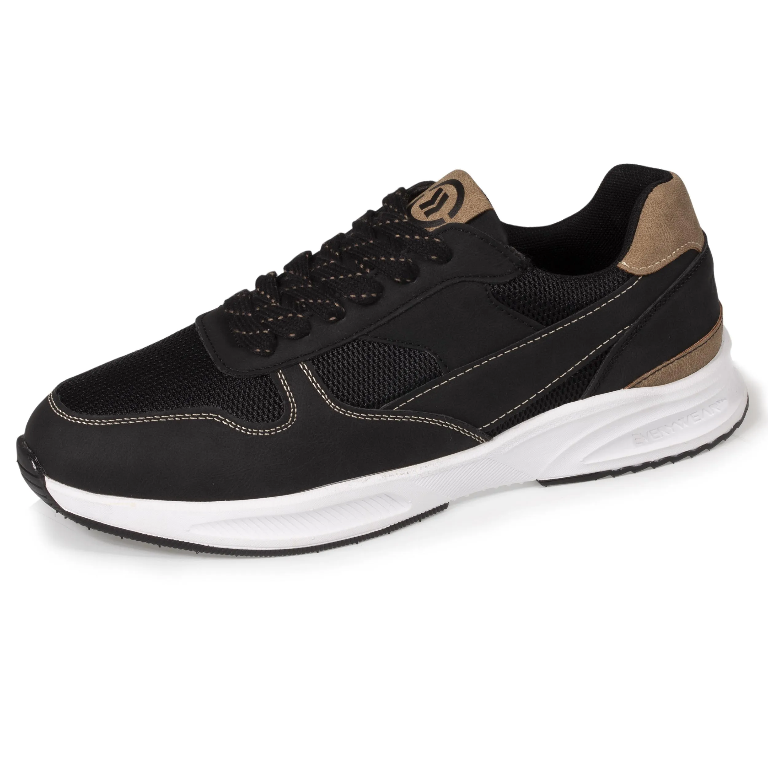 Baskets Confort Homme Noir