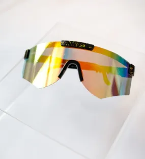 Black Sport w/ Yellow Lens Sunglasses