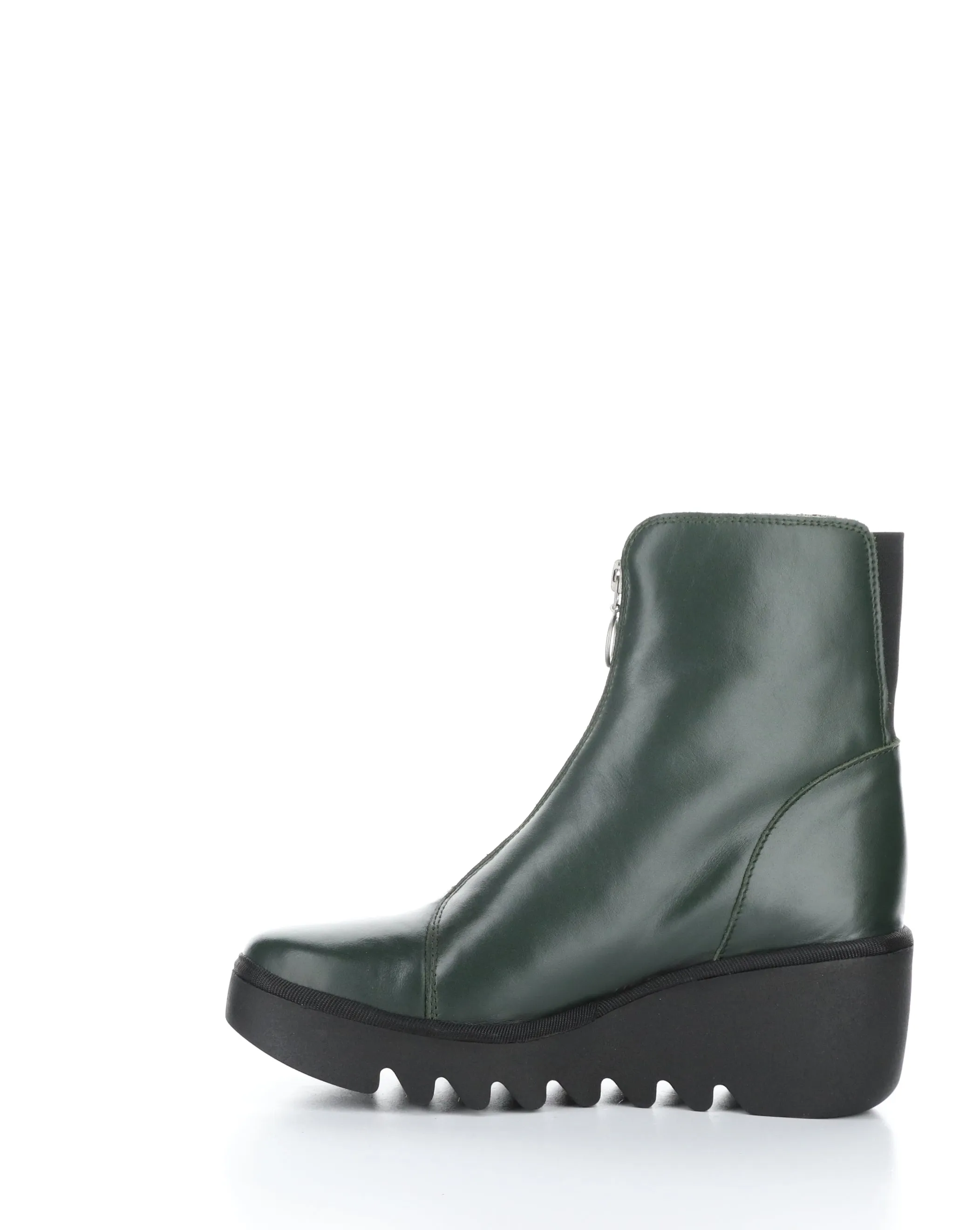 BOCE457FLY 001 DARK GREEN Round Toe Boots