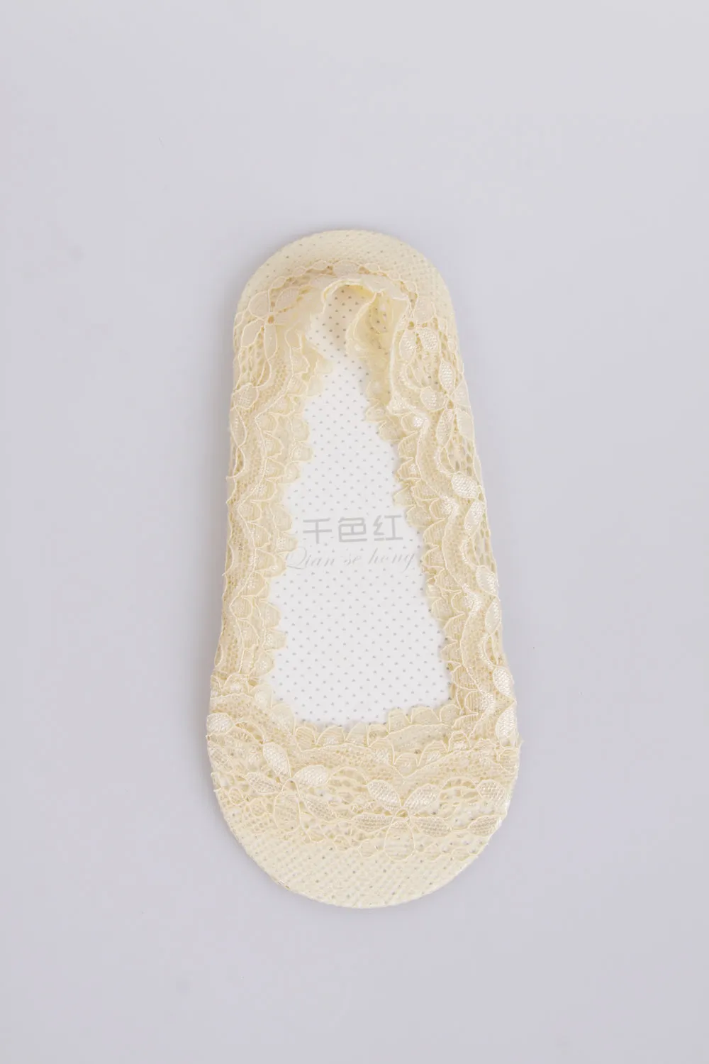 BRIDAL LACE INVISIBLE FOOTSIE SOCKS