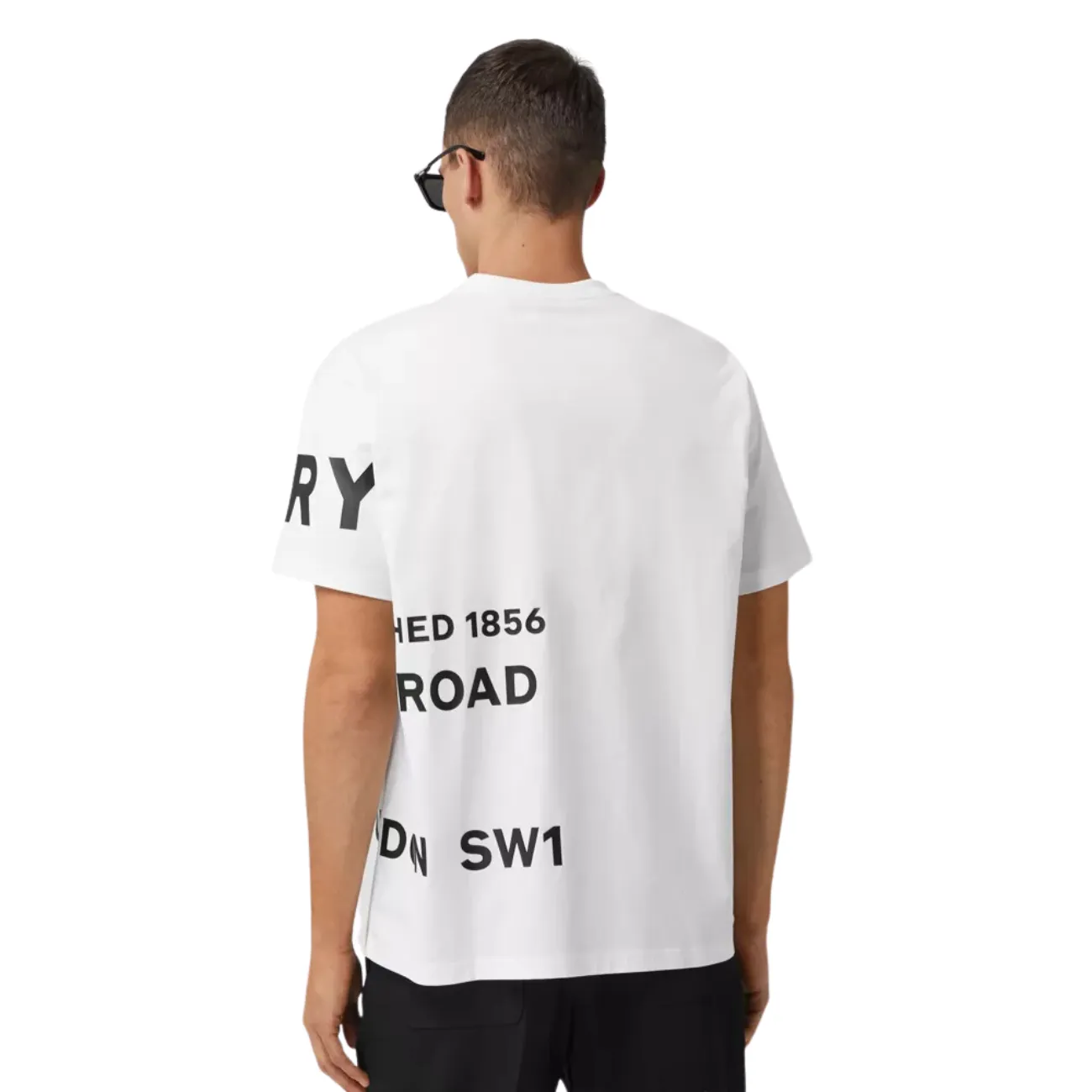 Burberry Horseferry Print Cotton Oversized Men's T-Shirt