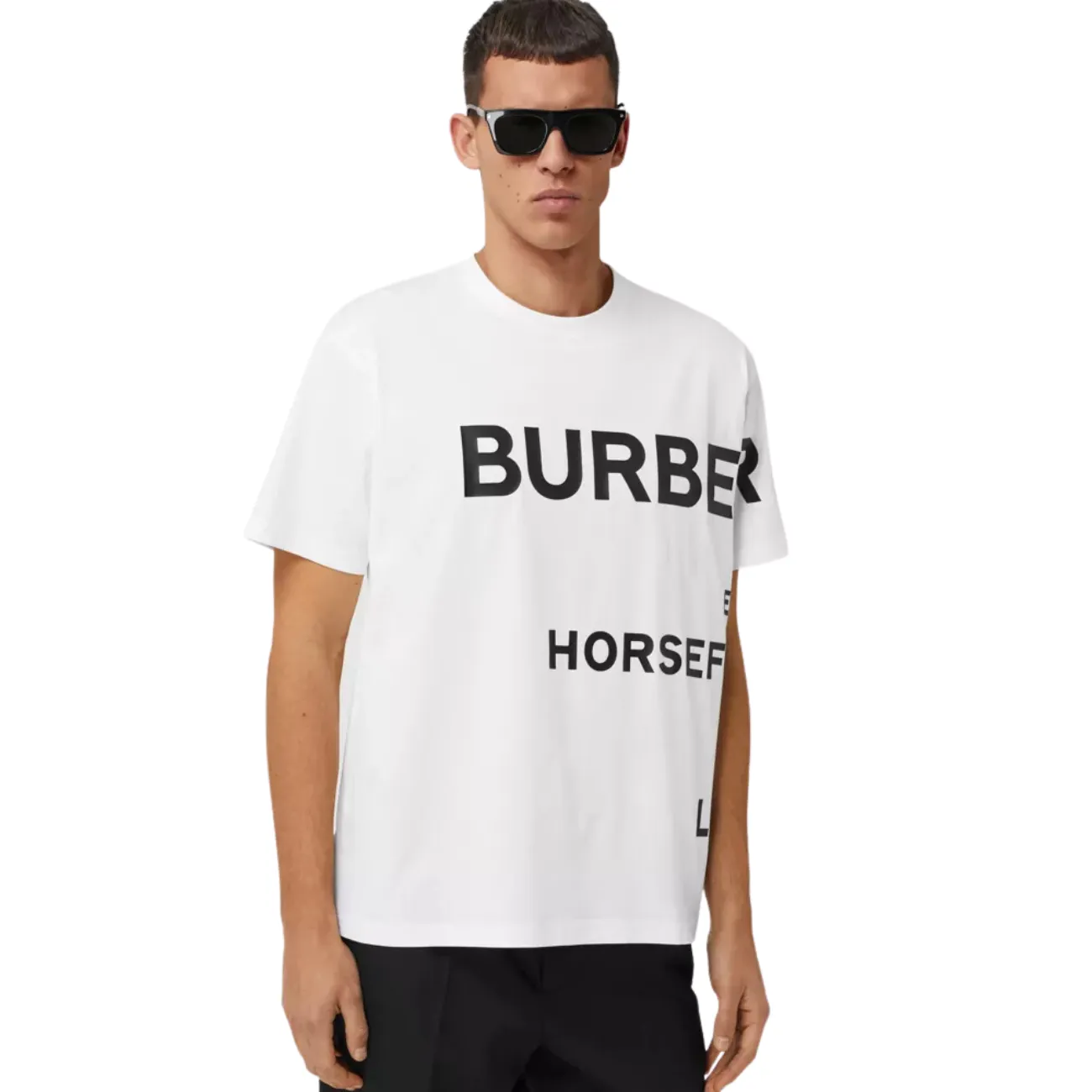 Burberry Horseferry Print Cotton Oversized Men's T-Shirt