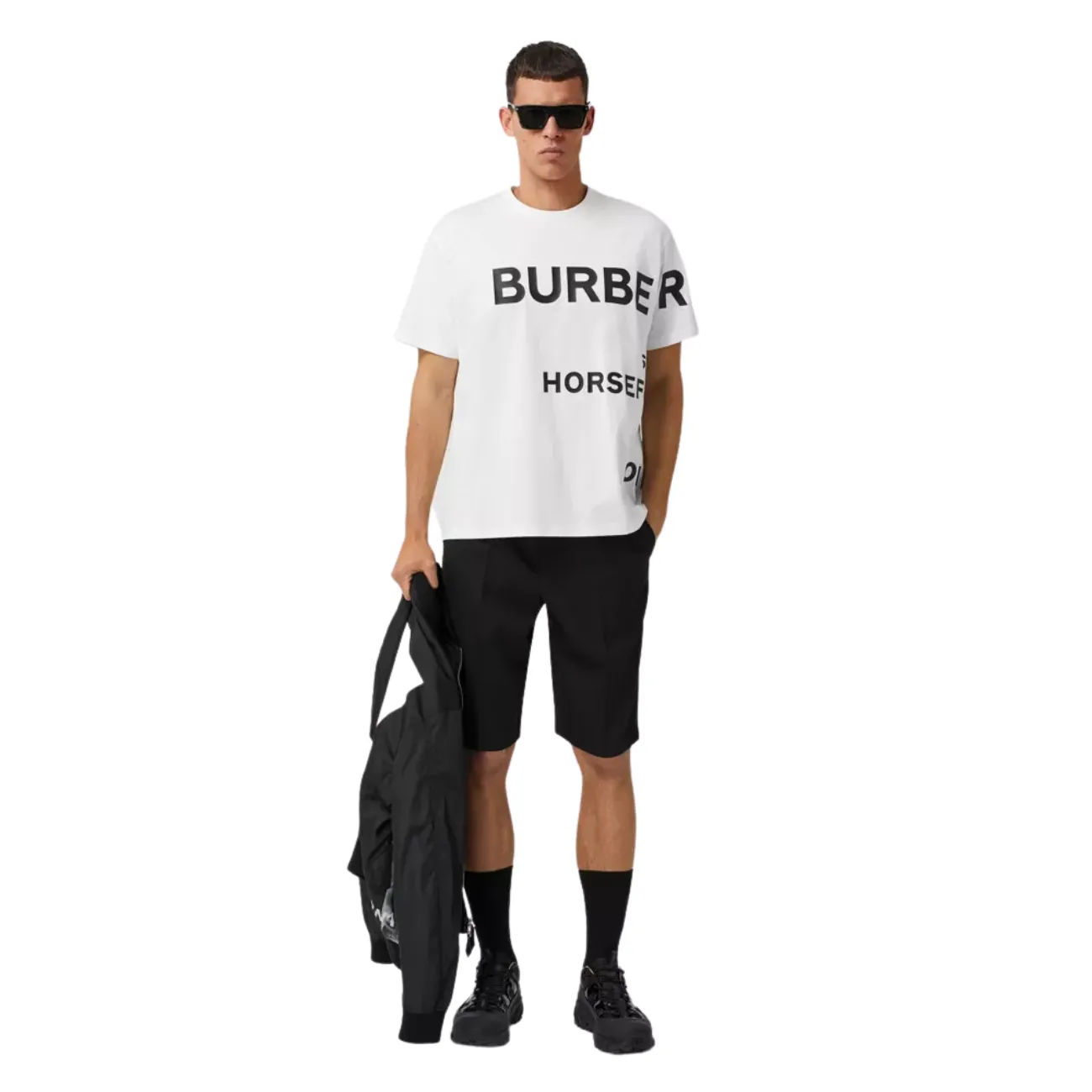 Burberry Horseferry Print Cotton Oversized Men's T-Shirt