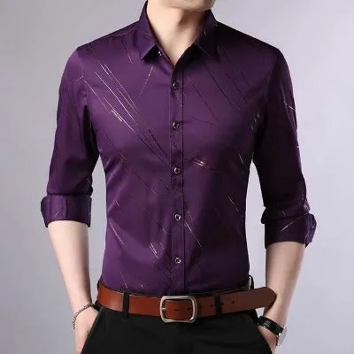 Casual  Men Shirt  Slim Fit