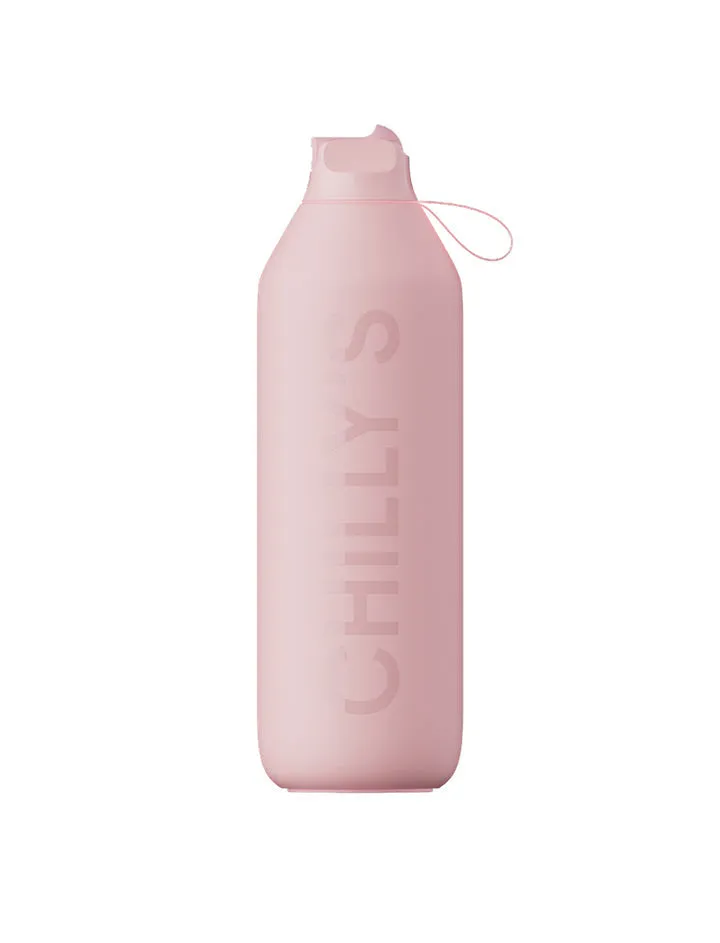 Chillys Series 2 Flip Bottle 1L Blush Pink