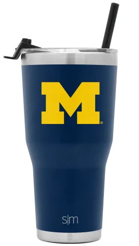 Collegiate Cruiser Tumbler with Flip Lid and Straw