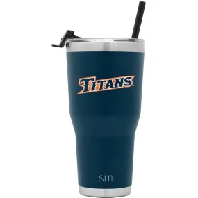 Collegiate Cruiser Tumbler with Flip Lid and Straw