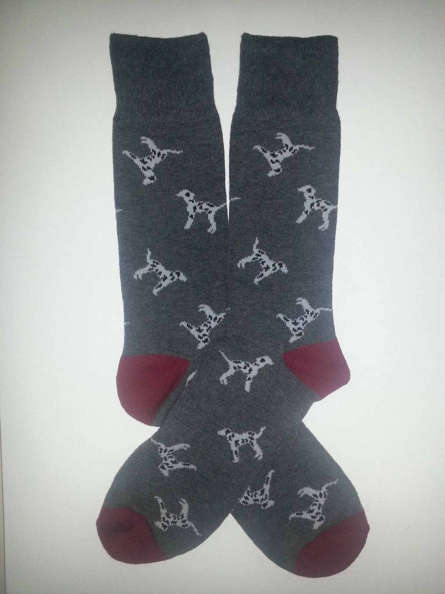 Dalmatian Crew Socks