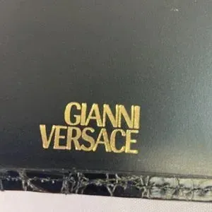 Gianni Versace Vintage Crocodile Date Book Miscellaneous