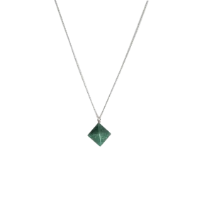 Green Aventurine Pyramid Necklace