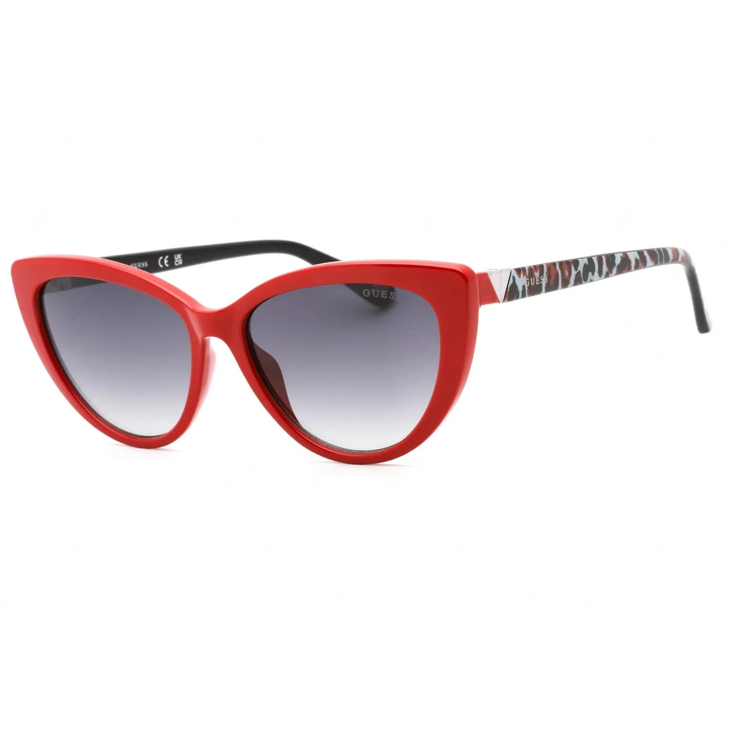 Guess GU5211 Sunglasses shiny red / gradient smoke Women's