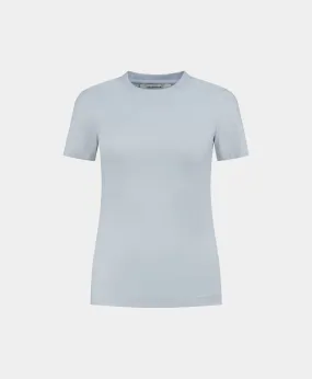 Halogen Blue Logotype Fitted T-Shirt