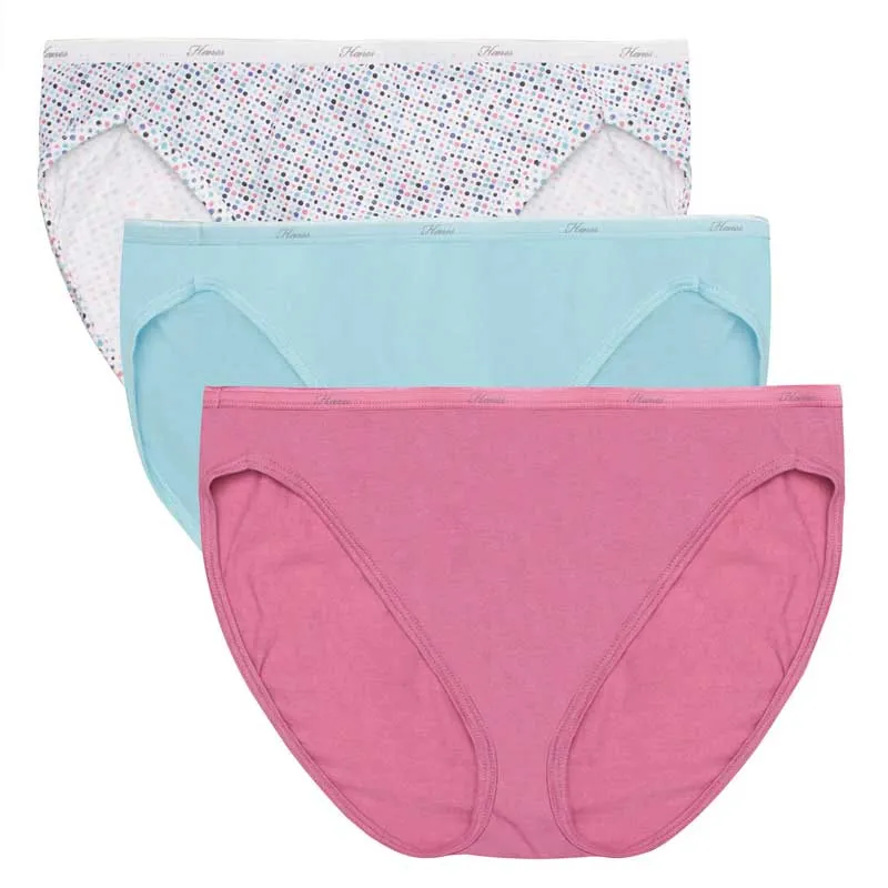 Hanes Ladies Bikini 3 Pack - Assorted