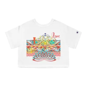 I Love REIKI Cropped T-Shirt