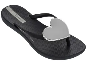 Ipanema Wave Heart Kids Flip Flop - Black