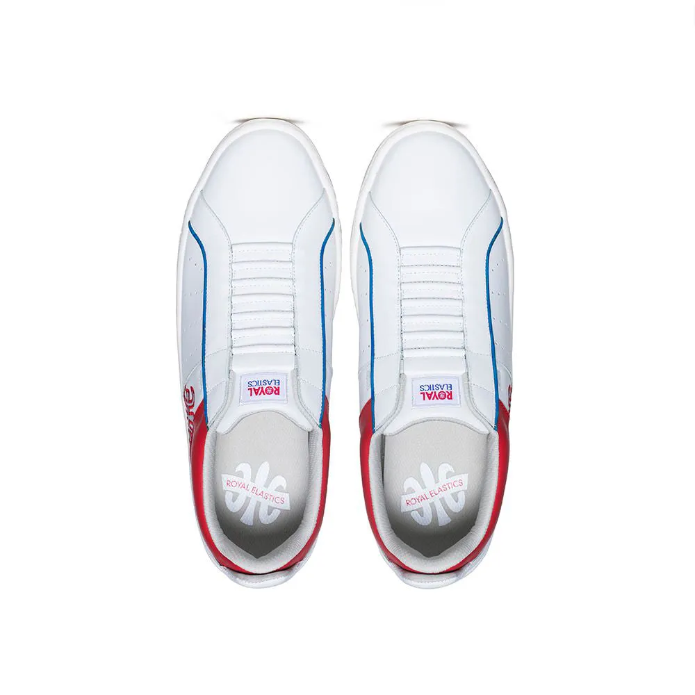 Men's Icon Archer Red White Leather Sneakers 06301-001