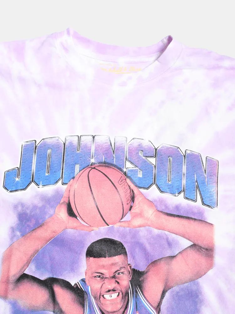 Mitchell & Ness Hall Of Fame Tye Dye Tee LJO - Purple