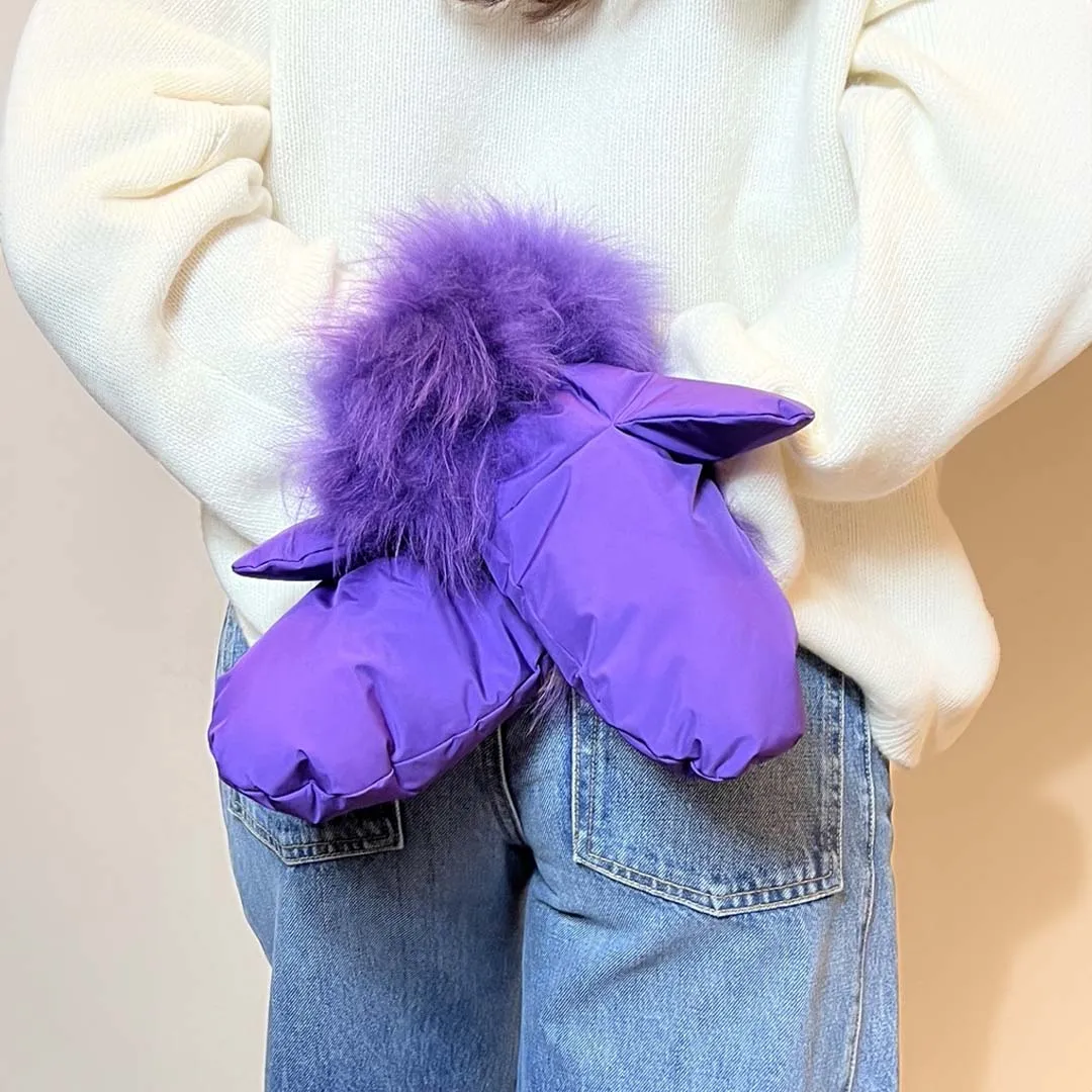 MITTENS PURPLE