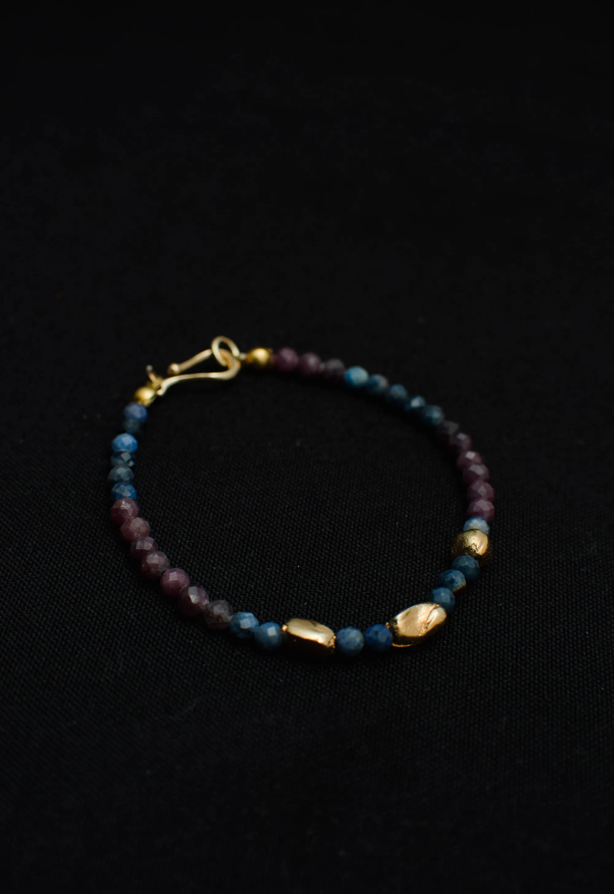 NATURAL RUBY AND SAPPHIRE BRACELETS