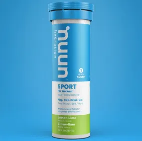 Nuun Sport Lemon Lime, Tube