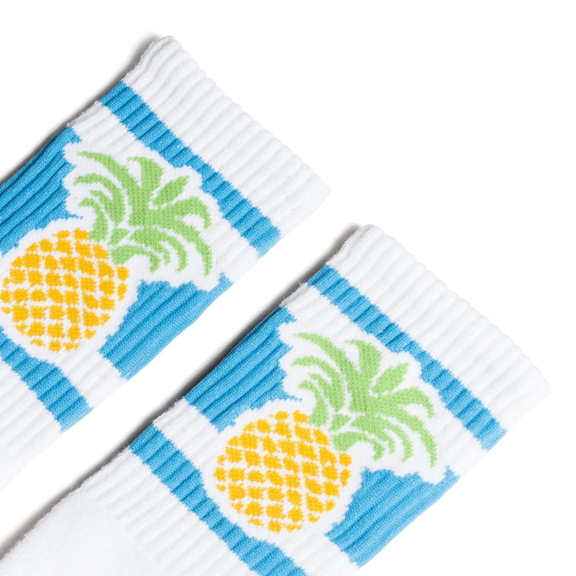 Pineapple Socks | White