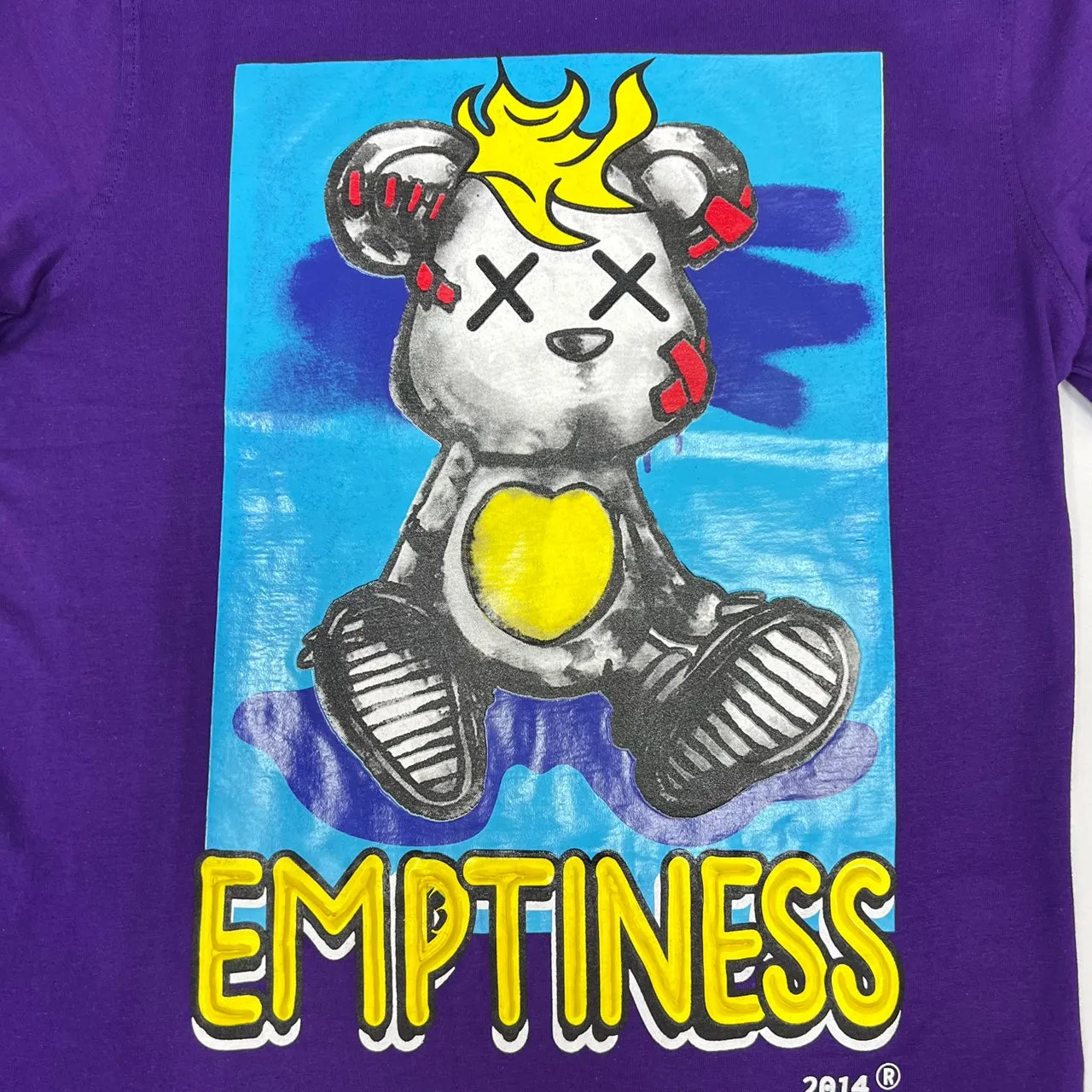 REBELMINDS Emptiness Graphic Bear T-Shirt