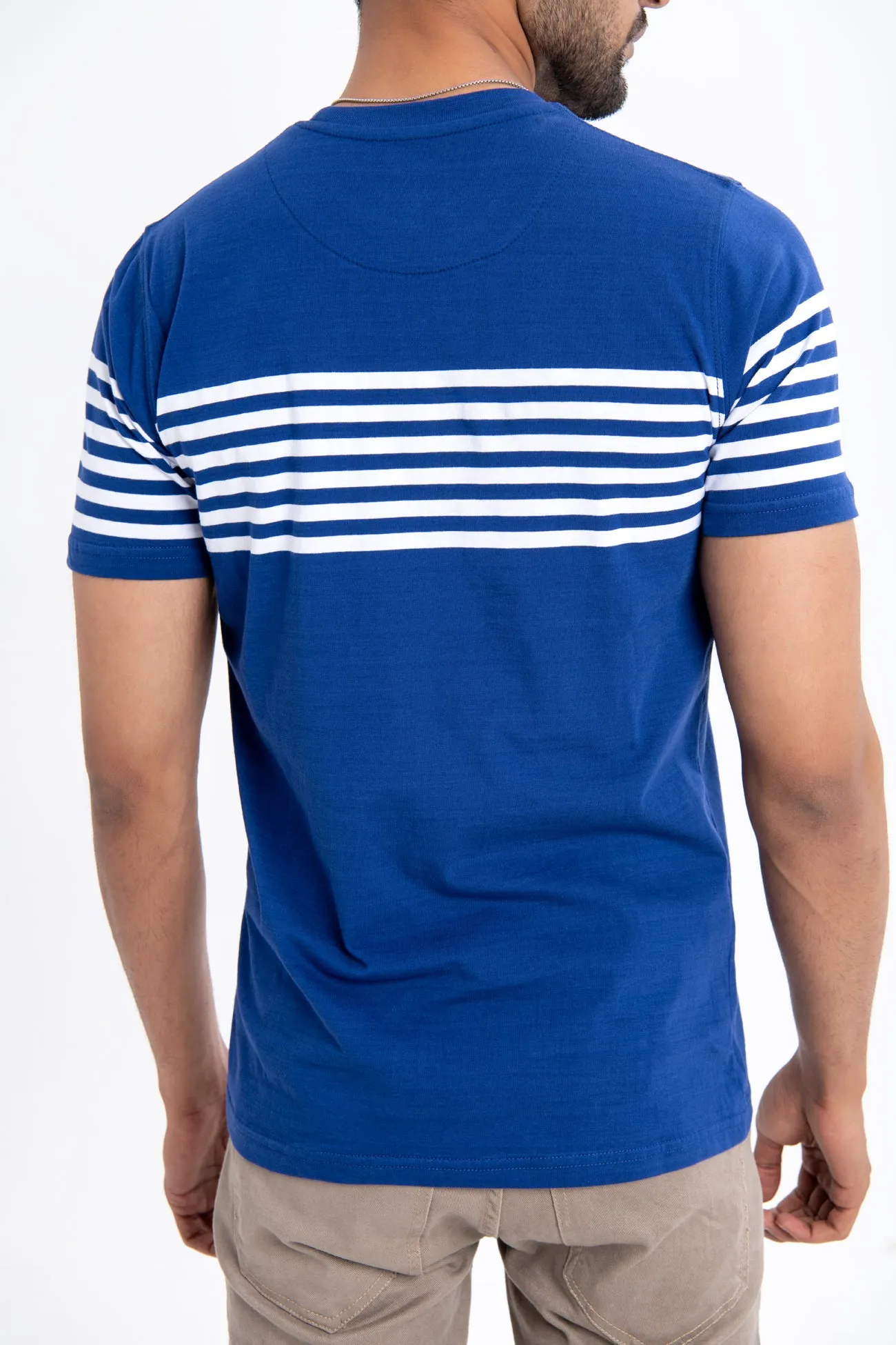 REGULAR FIT YARN DYED T-SHIRT