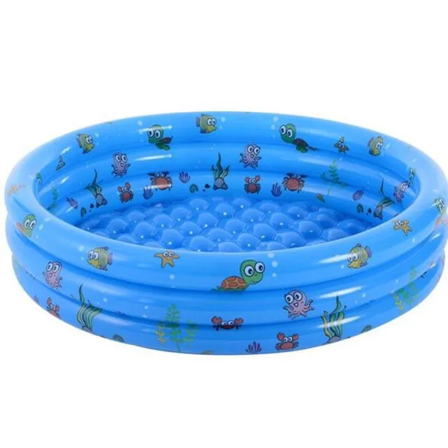 Round Children's Inflatable Swimming Pool 130cm*130cm S4987817