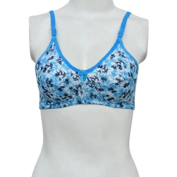 Stylish n Branded Printed Stretchable High Quality Cotton Bra For Women