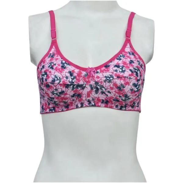 Stylish n Branded Printed Stretchable High Quality Cotton Bra For Women