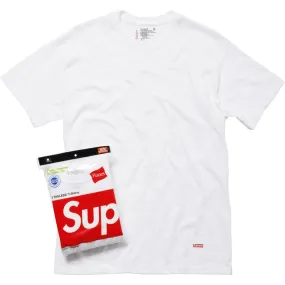 Supreme®/Hanes® Tagless Tees (3 Pack) (White)