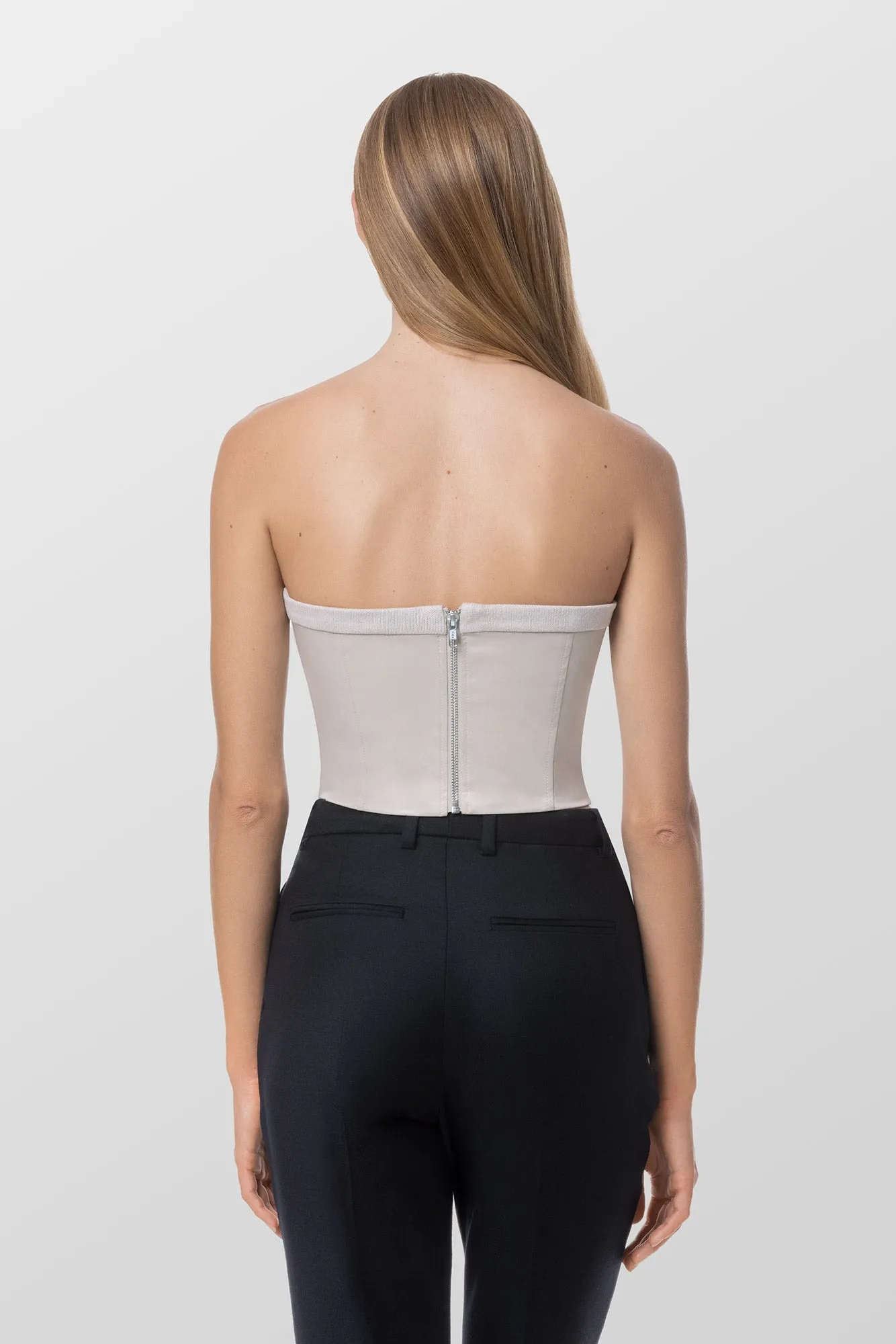 Taupe Wilmington Corset Top