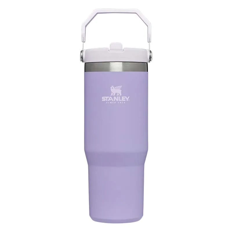 The 30oz IceFlow Flip Straw Tumbler in Lavender