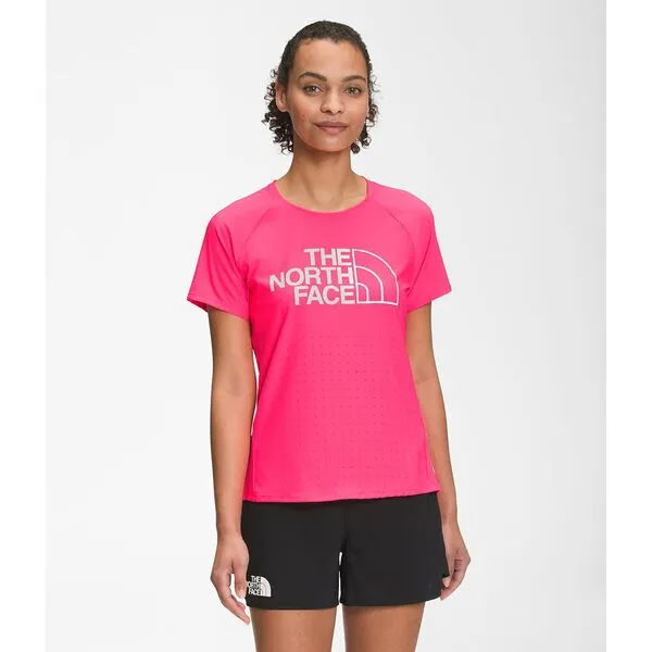 The North Face Flight Weightless SS Shirt (Women's) Brilliant Coral