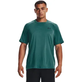 'Under Armour' Men's Tech 2.0 Textured T-Shirt - Coastal Teal