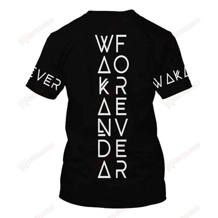 WAKANDA FOREVER R.I.P T-SHIRT/HOODIE/ZIP 3D