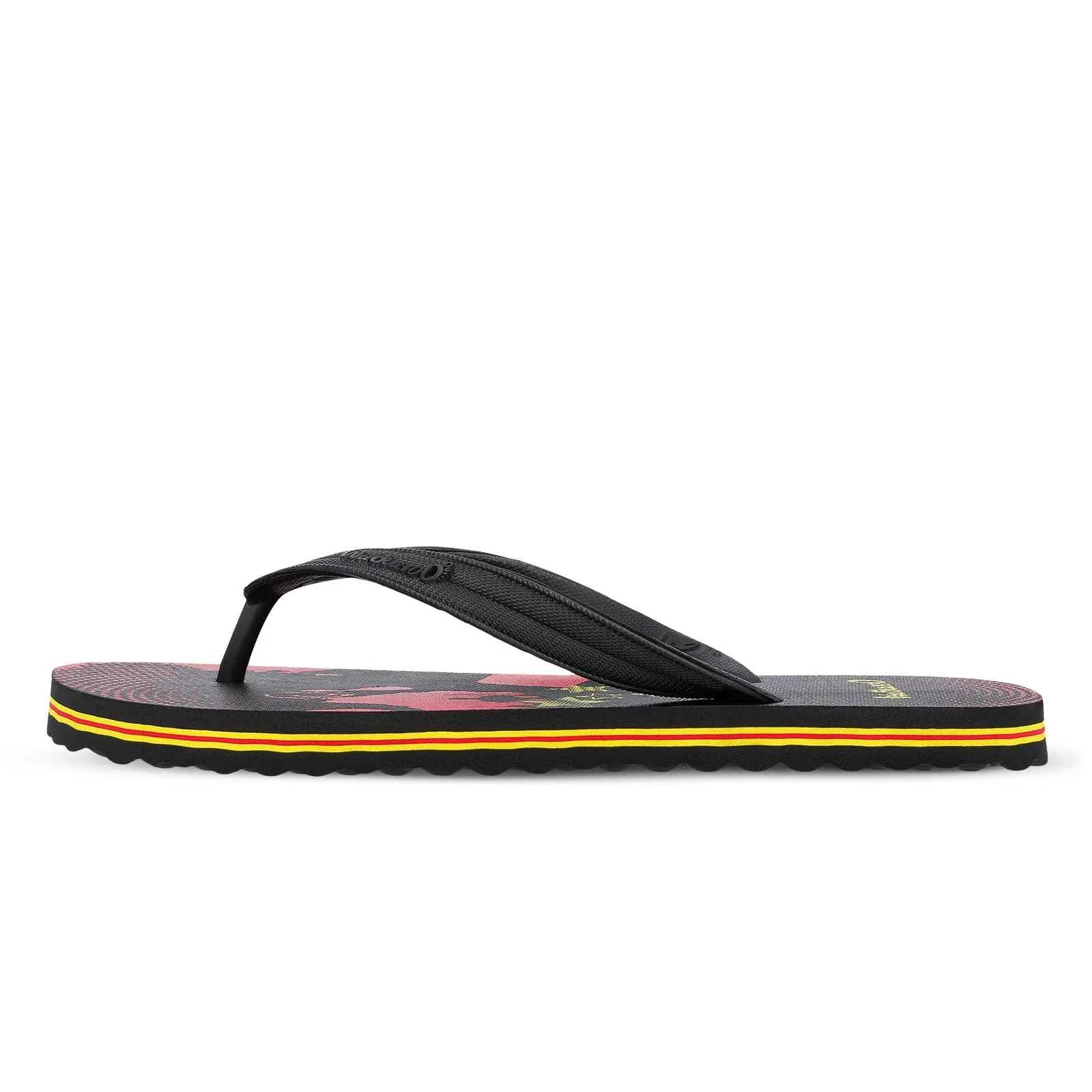 Walkaroo Gents Flip Flop Thong  - HG163 Red Black