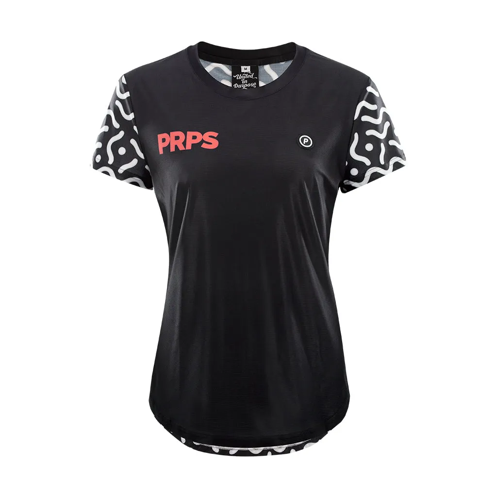 Women Running T-Shirt Hypermesh ELITE (Black)